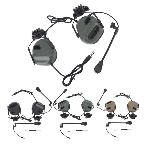 Upgrade Tactical Helmet Headset Shooting Ear Protection Hunting Headphones - Picture 30 of 33