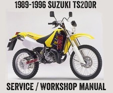 1989-1996 Suzuki TS200R Repair Workshop Service Manual PDF File