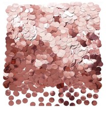 Rose Gold Foil Confetti Wedding Shower Birthday Party Table Decoration 1 Cm 300g