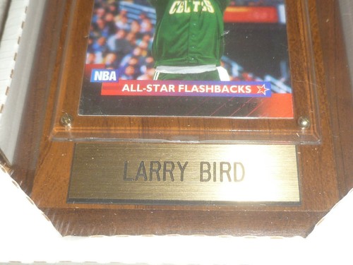 NEW LARRY BIRD BOSTON CELTICS 1986 CARD PLAQUE VINTAGE 5.5 X 4 NBA ALL STAR - Picture 3 of 4