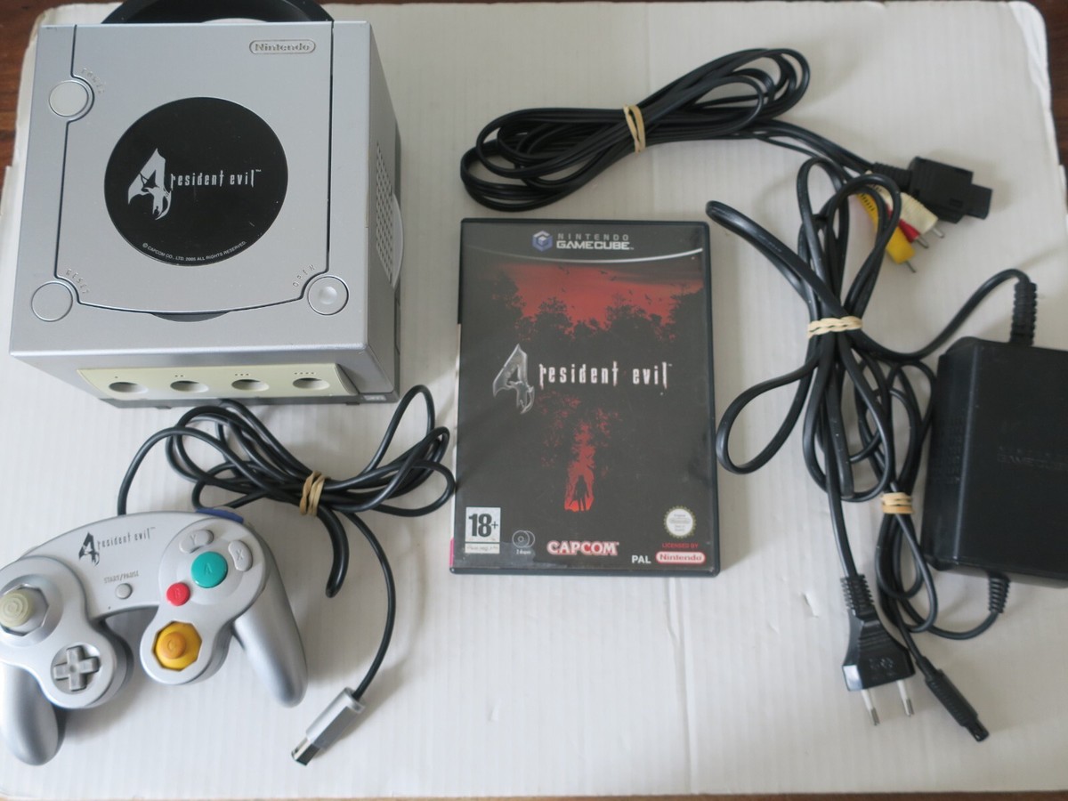 console GAMECUBE RESIDENT EVIL 4 + 1 manette RESIDENT EVIL 4 +