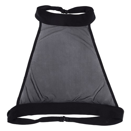 Mujeres Malla Transparente Crop Top Ver a Través Halter Cuello Sujetador Sin Espalda Tanque Chaleco Club - Imagen 7 de 51
