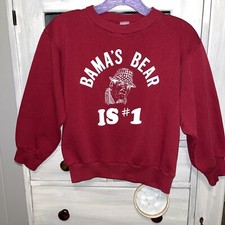 Sweatshirt  “Bama’s Bear is #1” Alabama Sweatshirt Child’s med.