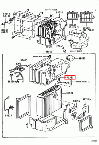 Genuine Toyota LandCruiser 80 Series HDJ Heater Fan Blower Motor Speed Resistor - Picture 7 of 14