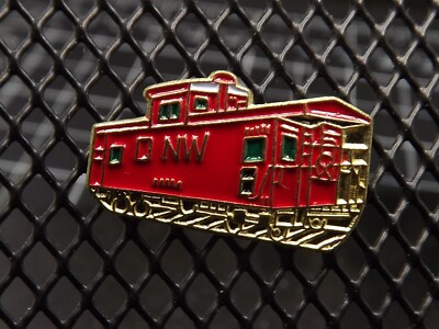 ''CABOOSE-NW'' RAILROAD/TRAIN BRAND NEW Lapel Pin Enamel GUARANTEED FOR LIFE