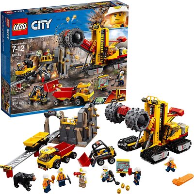 Lego City Mining Expert Site 60188 Assembly Kit (883 pieces