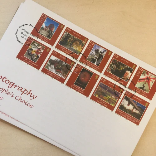 Isle of Man 2002 First Day Cover Photography People's Choice Part 1 Unaddressed