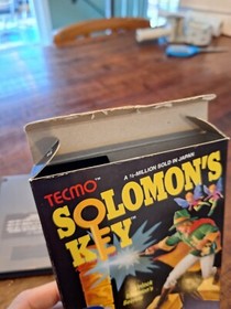 Solomon's Key Cib Nes Nintendo 5 Screw+ Poster,hangtag Unpunched