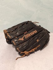 Mizuno MVP Series GMVP 1300 13" Fastpitch Glove Black Bio-Retro Leather RHT