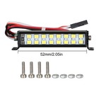 Barre De Lumière LED Double Rangée Pour Toit De Crawler RC 1/10 - Compatible Axial SCX10, D90, TRX4