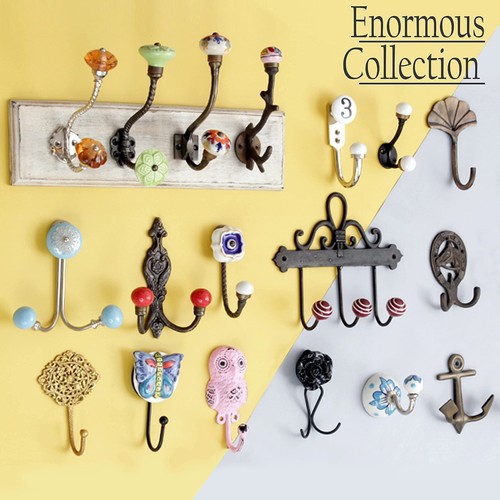 Perchas de pared de cara de querubín de latón dorado, ganchos de pared decora... - Imagen 10 de 10