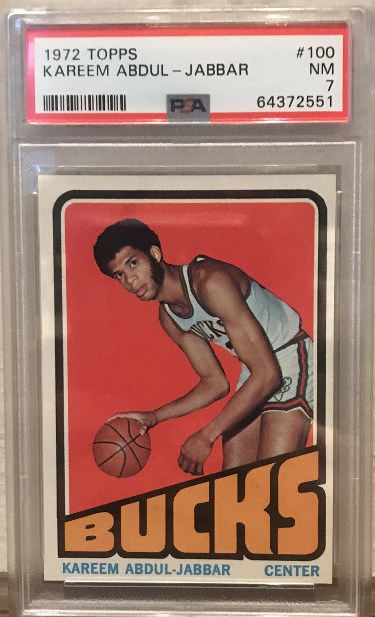 Topps Kareem Abdul-Jabbar 7 Graded Basketball Sports Trading Cards