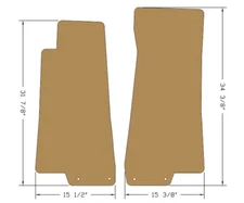 NEW! 1997 - 2006 Jaguar XK8 Carpet Floor Mats by Lloyds Velourtex Custom Fit