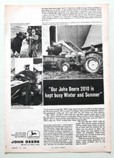 Original 1963 John Deere Ad Features Henry Hewitt Sr, of Elkton, Michigan