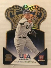 NICK QUINTANA 2015 USA Baseball Crown Royale GOLD Parallel # /10 Detroit Tigers