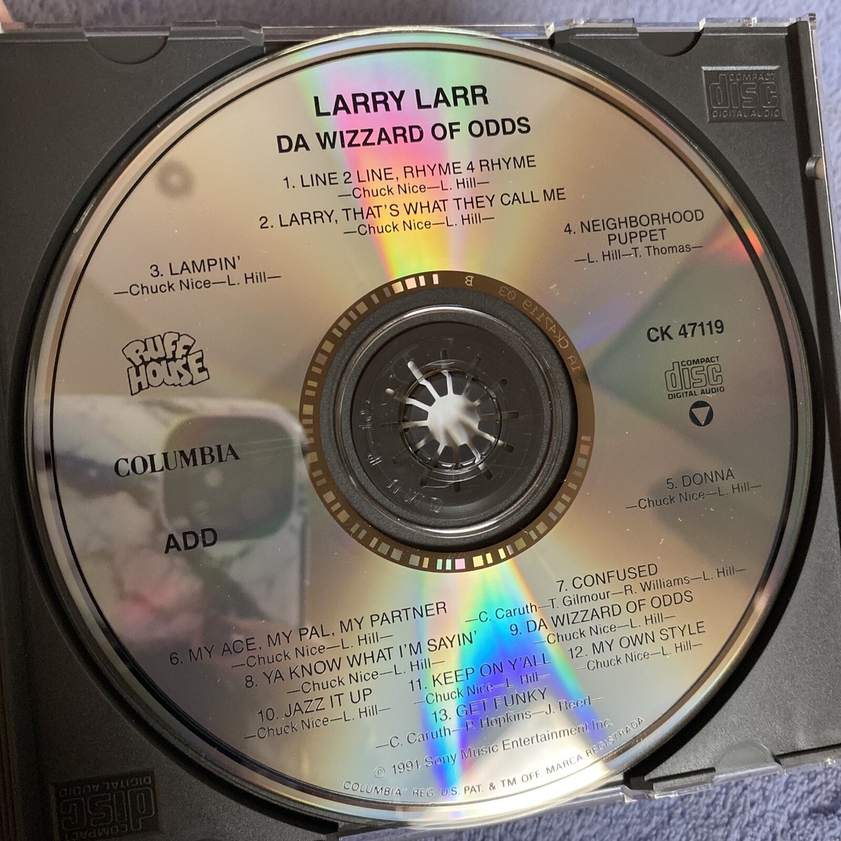 Larry Larr Da Wizzard of Odds レコード Larry Larr - Da Wizzard Of Odds (CD, 1991) -- Ruffhouse