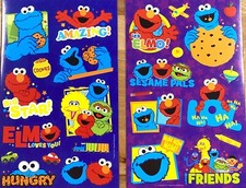 SESAME STREET STICKERS ELMO 2 SHEETS FREE SHIPPING SALE