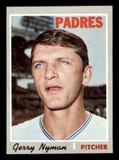 1970 Topps Baseball #644 Gerry Nyman NM *d10