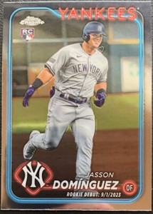 2024 TOPPS CHROME UPDATE JASSON DOMINGUEZ NEW YORK YANKEES RC #USC70