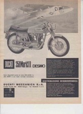 advertising Advertising MOTO DUCATI 350 DESMO MARK 3 D 1969 MOTOITALIANE ERA