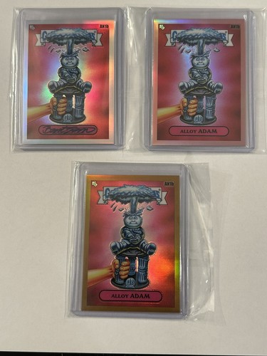2021 Topps Garbage Pail Kids Chrome 4 Alloy Adam Bomb Rainbow - Foto 2 di 2