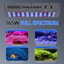 Phlizon Led Aquarium Light Full Spectrum For 30" 3' Reef Coral Marine Fish Tank