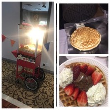 Waffle Machine & Popcorn machine hire