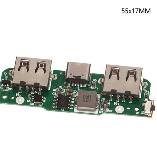 Lithium Battery Charger Board LED Dual USB 5V 2.1A Type-C Charging Module - Zdjęcie 4 z 10