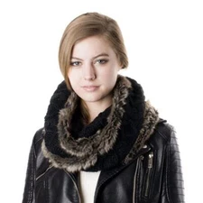 Women's Faux Fur Fashion Infinity Warm Scarf