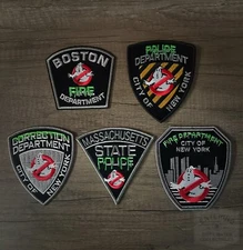 Police/Fire Ghostbusters Cosplay Patch Set!