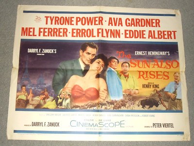 The Sun Also Rises Original 1/2sh Movie Poster