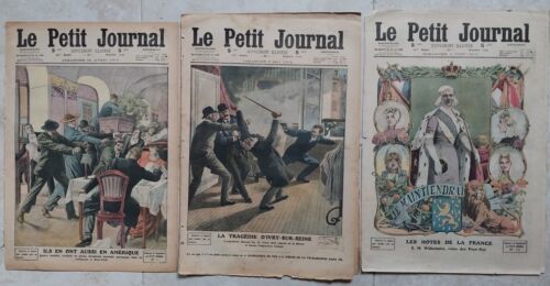 RARE Le Petit Journal 1912 - 3 numéros complet sur le naufrage du TITANIC - Picture 2 of 9