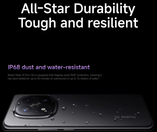 Xiaomi Smartphone Redmi Note 14 Pro+ Plus 5G 12+512GB 6.67" Handy 200MP NFC 120W - Afbeelding 13 van 17