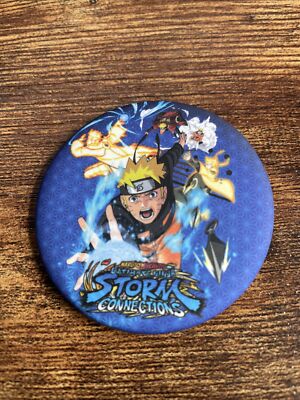 SDCC 2023 Exclusive NARUTO X BORUTO Ultimate Ninja Storm Connections Button Pin