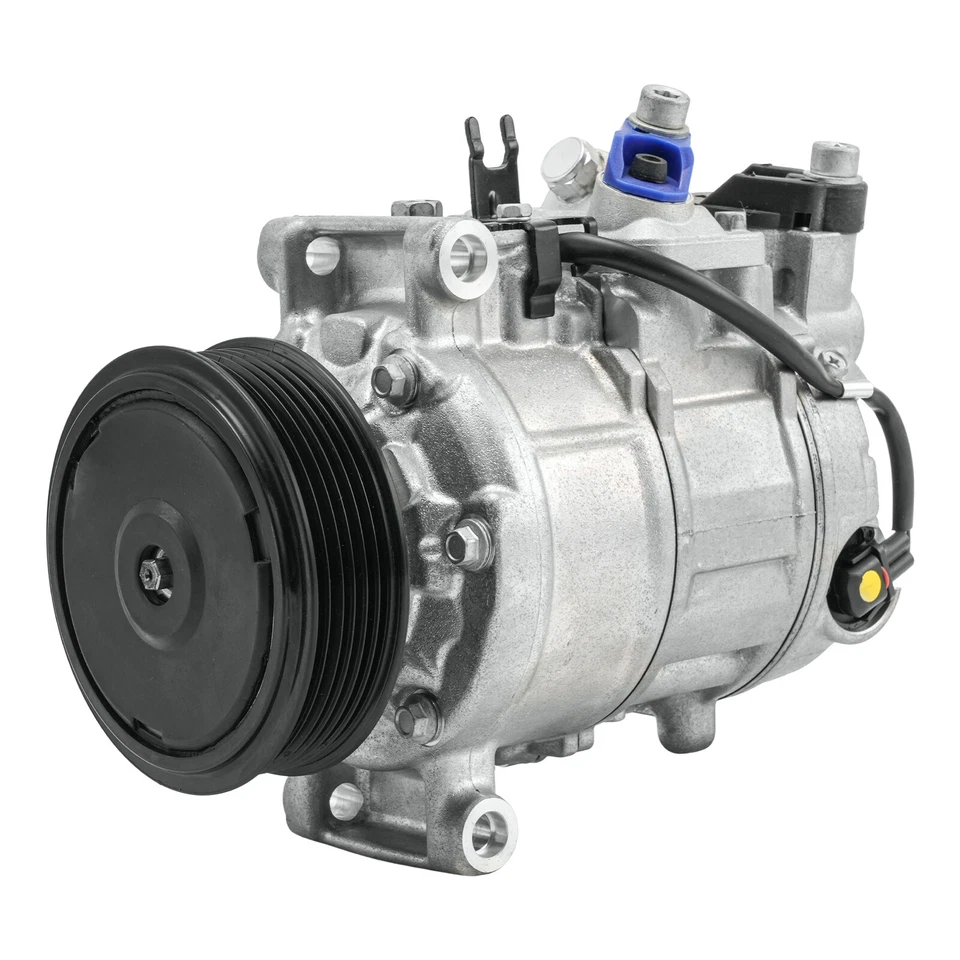 Compresor de aire acondicionado con 6 ranuras 98350 para Audi A4 2004-2015 A5 A6 Q3 Quattro Q5 Q7 Foto 3 de 4