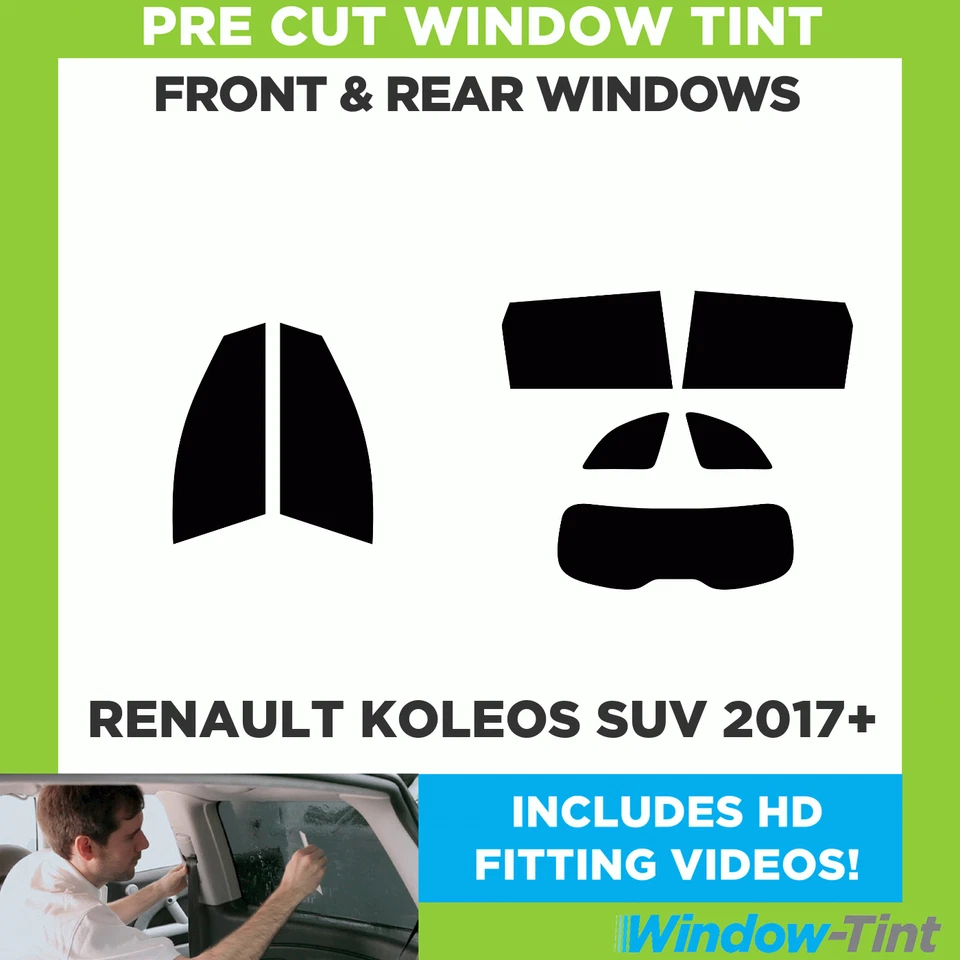 Para Renault Koleos SUV 2017 + Full Pre Cut Window Tint Kit Película de película delantera y trasera Foto 2 de 4