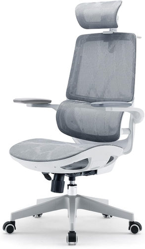 M59AS-M101 Ergonomic Office Chair, Breathable Mesh Desk Chair with Dual Back Des - Picture 12 of 12