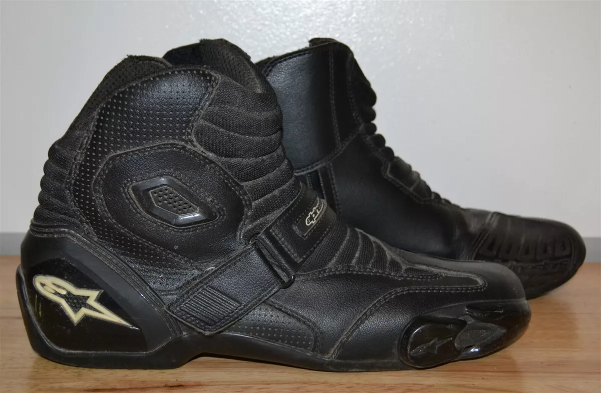 Alpinestars S MX 1 Vented Size 12 Motorcycle Ankle Boots BLACK eBay
