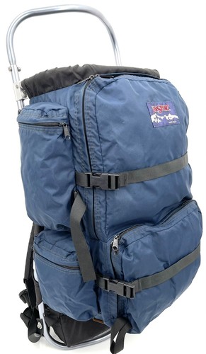 Jansport Zaino Esterno Telaio in Alluminio Made in USA con Finiture in Pelle - Foto 7 di 12