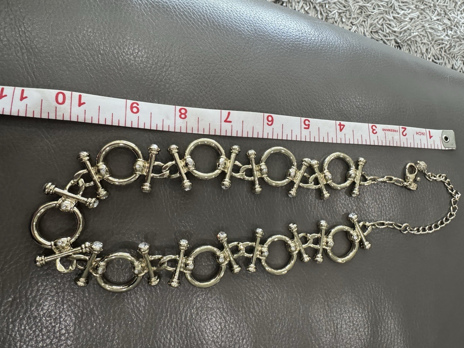 Off Park Collection Omega Adjustable Necklace Cry… - image 12