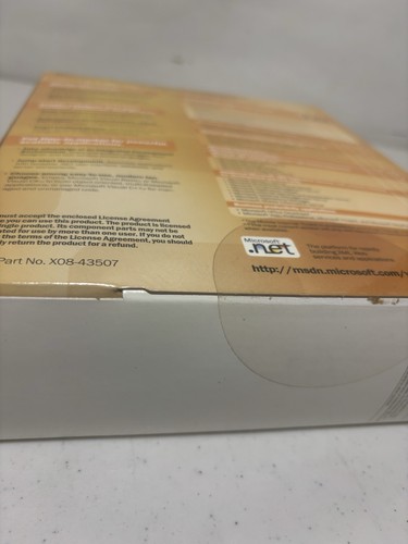 NOS Microsoft Visual Studio .NET 2002 Professional Edition SEALED - Picture 9 of 15