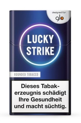 Lucky Strike for Glo Rounded Tobacco Einzelpackung á 20 Stück, 