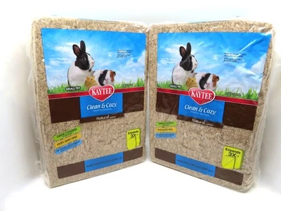 Kaytee Clean and Cozy Brown Small Animal Paper Bedding - 98 L (2x49.2 L)