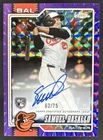 2026 Topps Chrome Samuel Basallo Rookie Auto RC Purple Geometric Refractor #/75