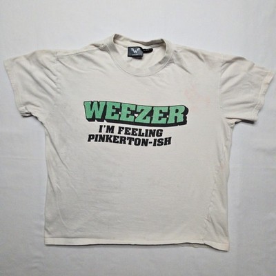 Weezer Pinkerton Graphic Tee White Mens M Cotton Band T-Shirt | eBay