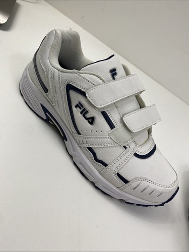 Zapatos Tenis Fila Para Hombre Usados Garra 2 Correas 1SG30082-147 Blancos Talla 9.5 - Imagen 10 de 21