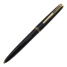 Montblanc Ballpoint Pen Slide Mechanism Classic Black Writing Instrument Used