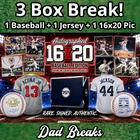 LOS ANGELES ANGELS signed Gold Rush 16x20 photo + Baseball + Jersey: 3 BoxBreak