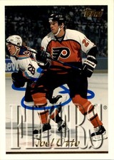Joel Otto 1995-96 Topps Auto #236 Philadelphia Flyers