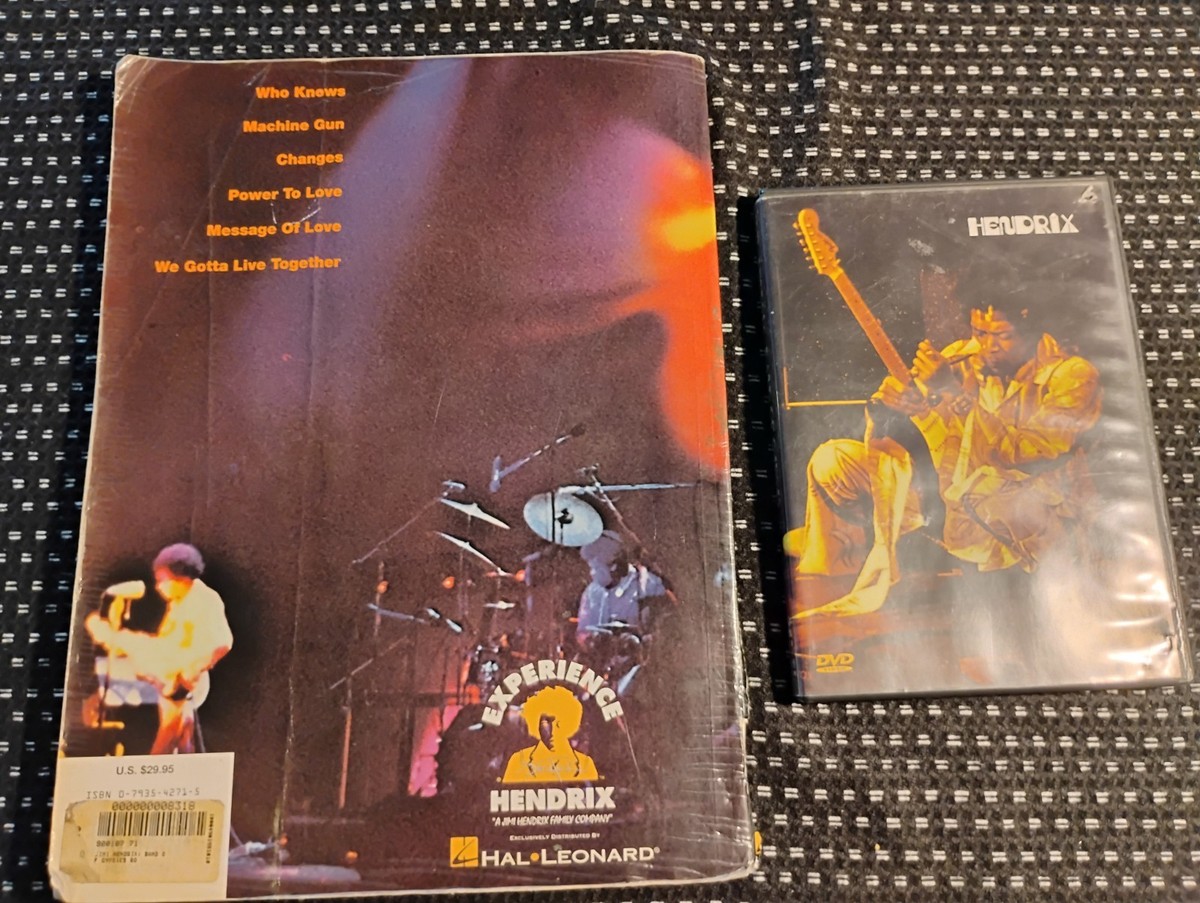 JIMI HENDRIX - BAND OF GYPSYS Transcribed Scores And Dvd (Damaged